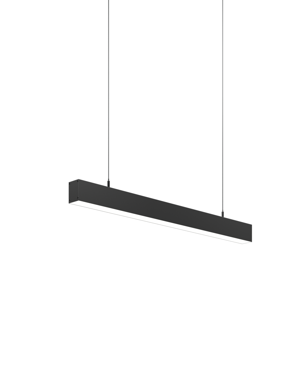 Sunbeam LED - Iluminação de cabeleireiro preta em fio de aço